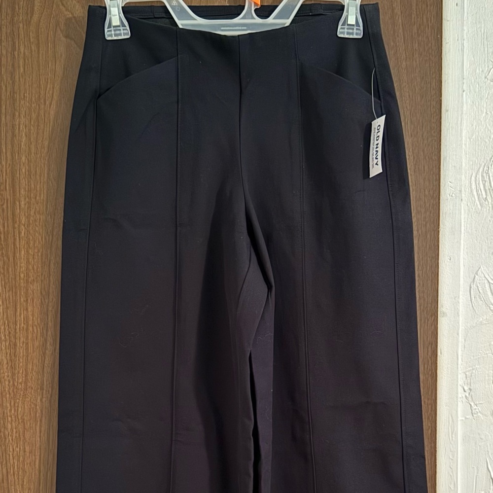 Old Navy high rise pull on wide leg pixie pants XS